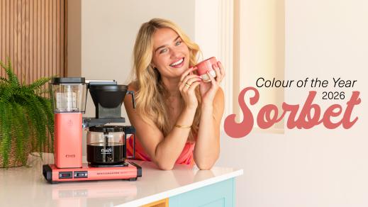 Moccamaster Colour of the Year: Sorbet erobert 2026