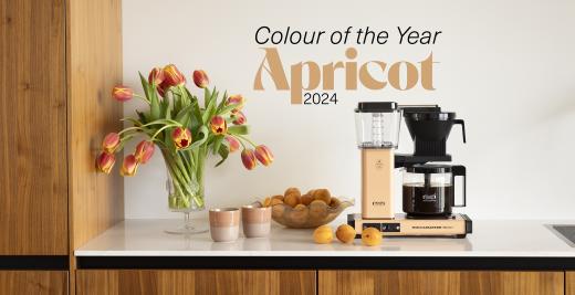 Moccamaster stellt Colour of the Year 2024 vor: 'Apricot'